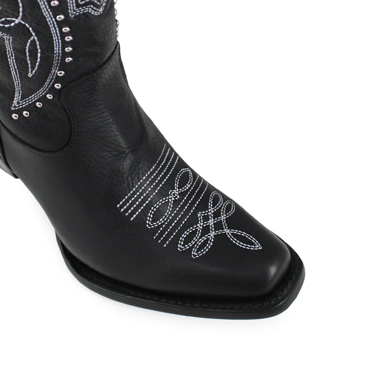 BOTA ALTA LIBERTY NEGRA EN PIEL