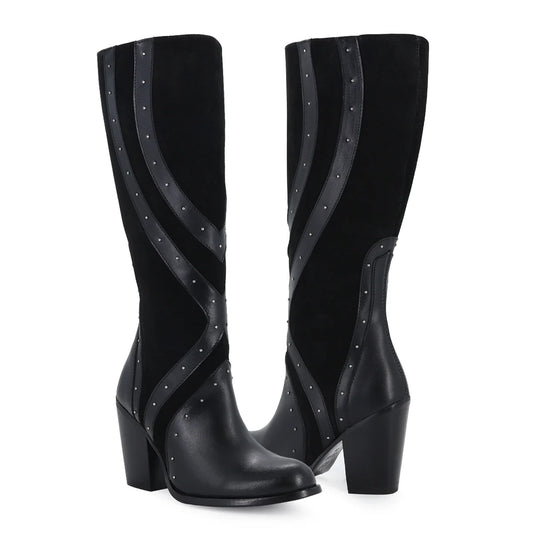 Bota Alta Casual En Piel | MOD SOBERBIA