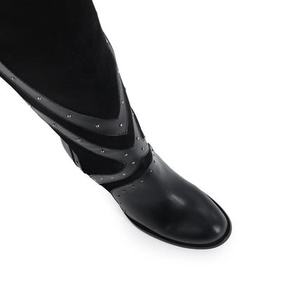 Bota Alta Casual En Piel | MOD SOBERBIA