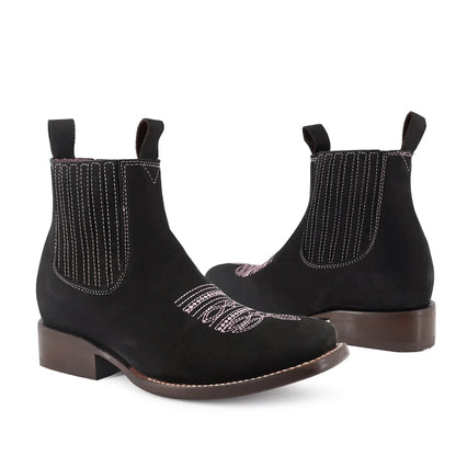Botin Bull en Piel |NEGRO