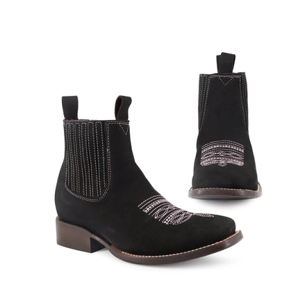 Botin Bull en Piel |NEGRO