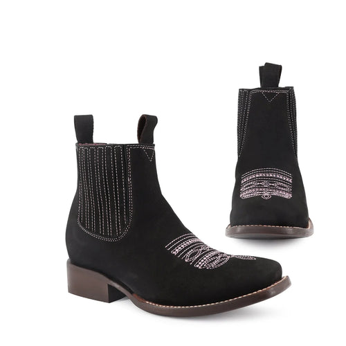 Botin Bull en Piel |NEGRO