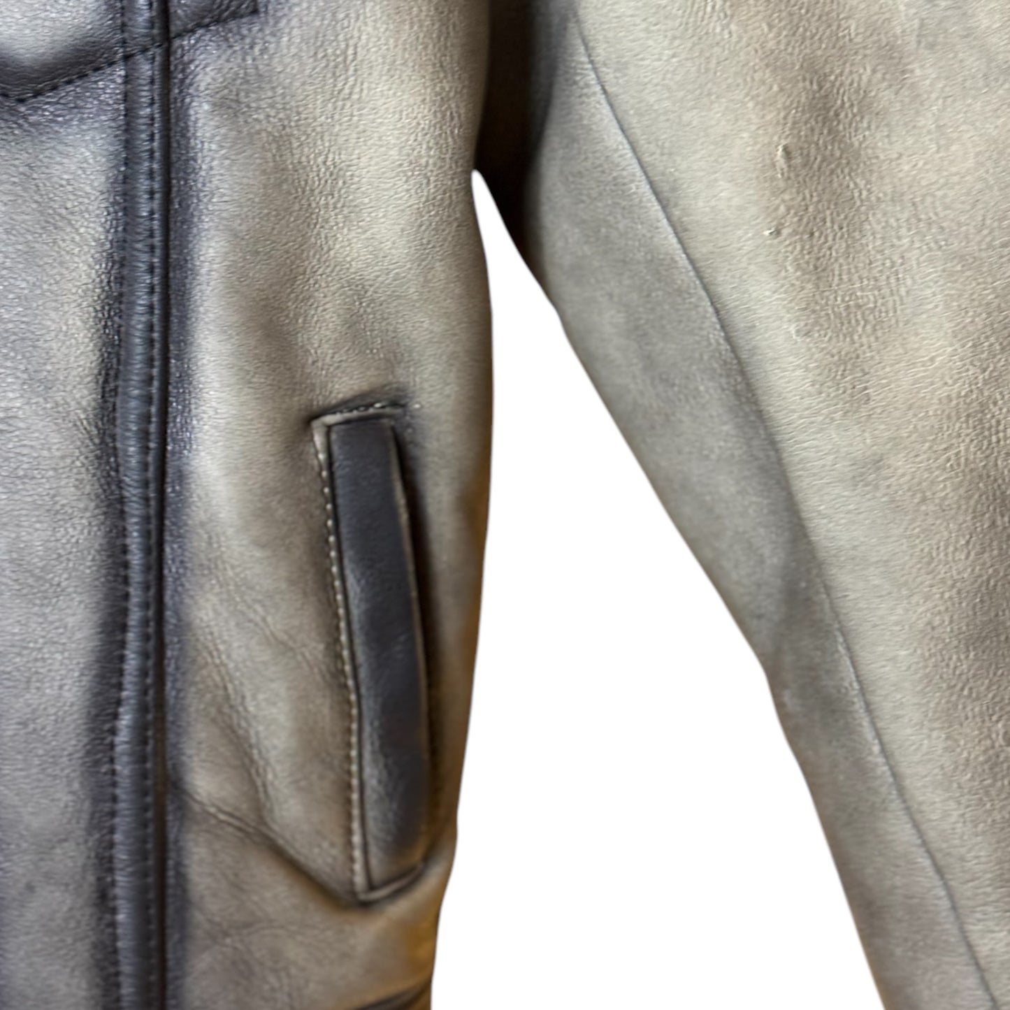 Chamarra Marlboro Desert Wolf En Piel Genuina