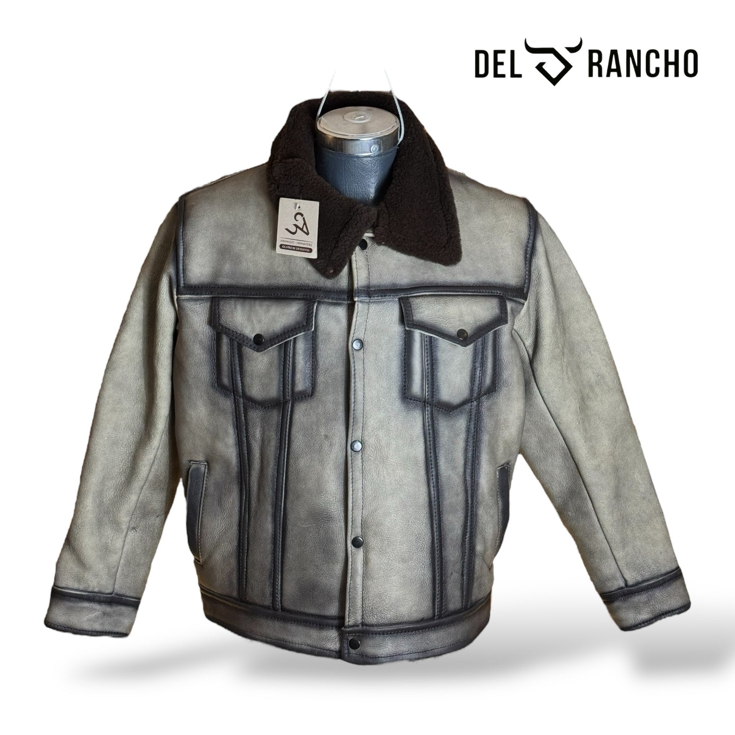 Chamarra Marlboro Desert Wolf En Piel Genuina