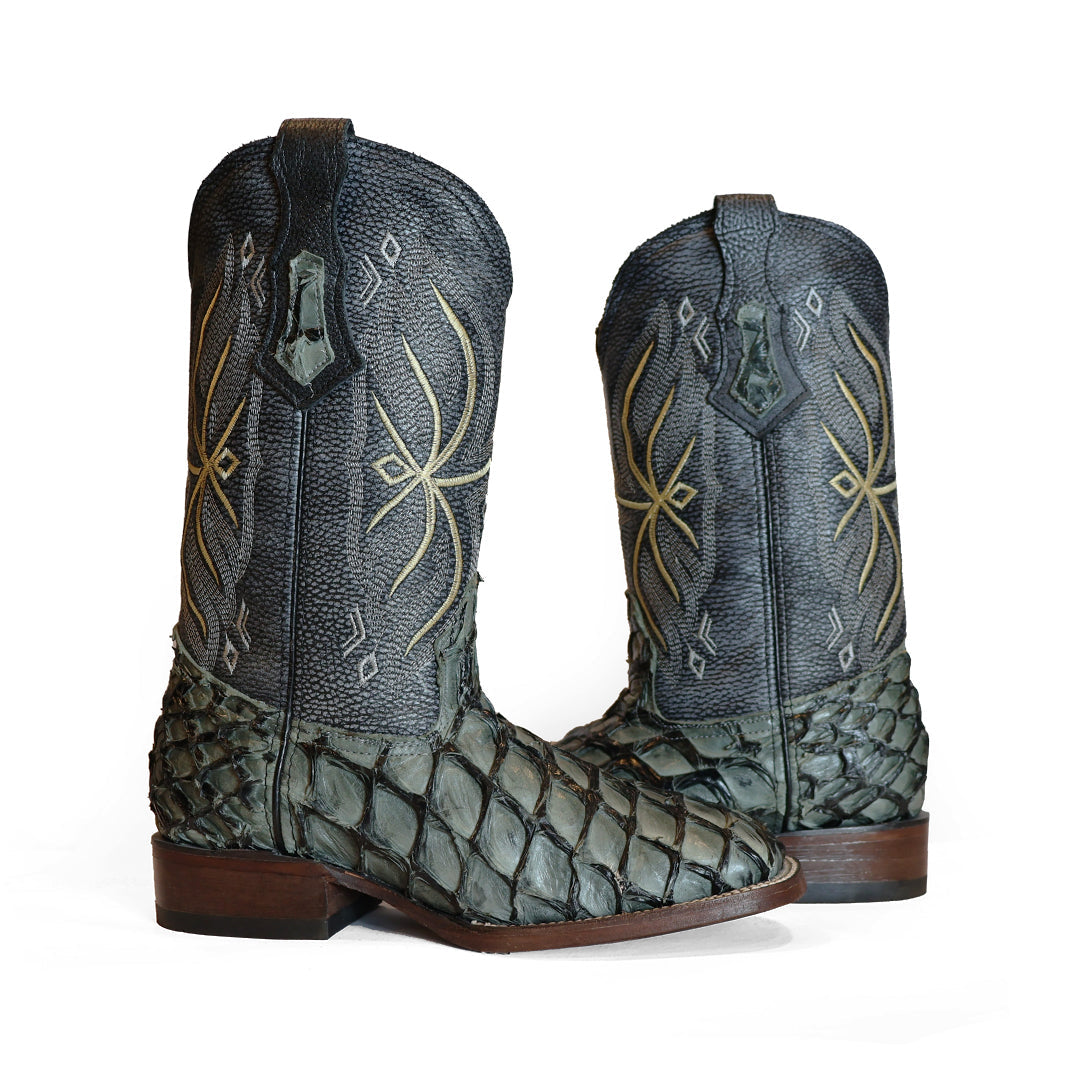 Bota Bulldog Pescado Original RB108 Gris Rústico