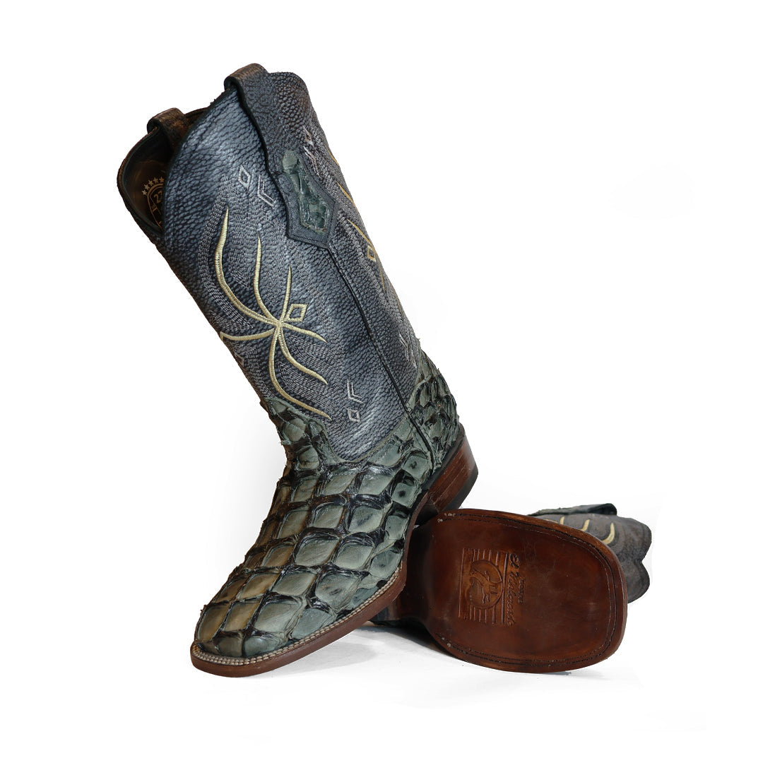 Bota Bulldog Pescado Original RB108 Gris Rústico