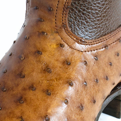Bota Dylan piel de avestruz original RB330