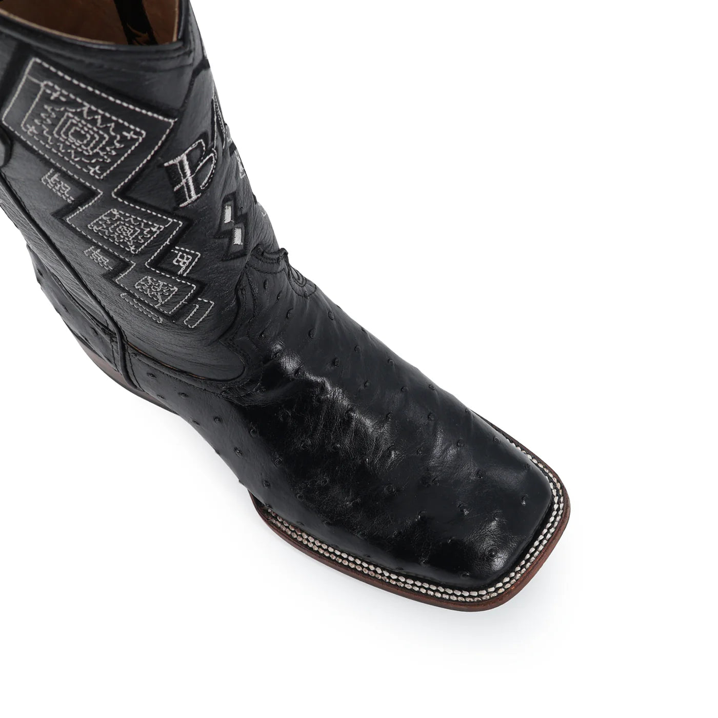Bota Bulldog Avestruz RB117 Negro