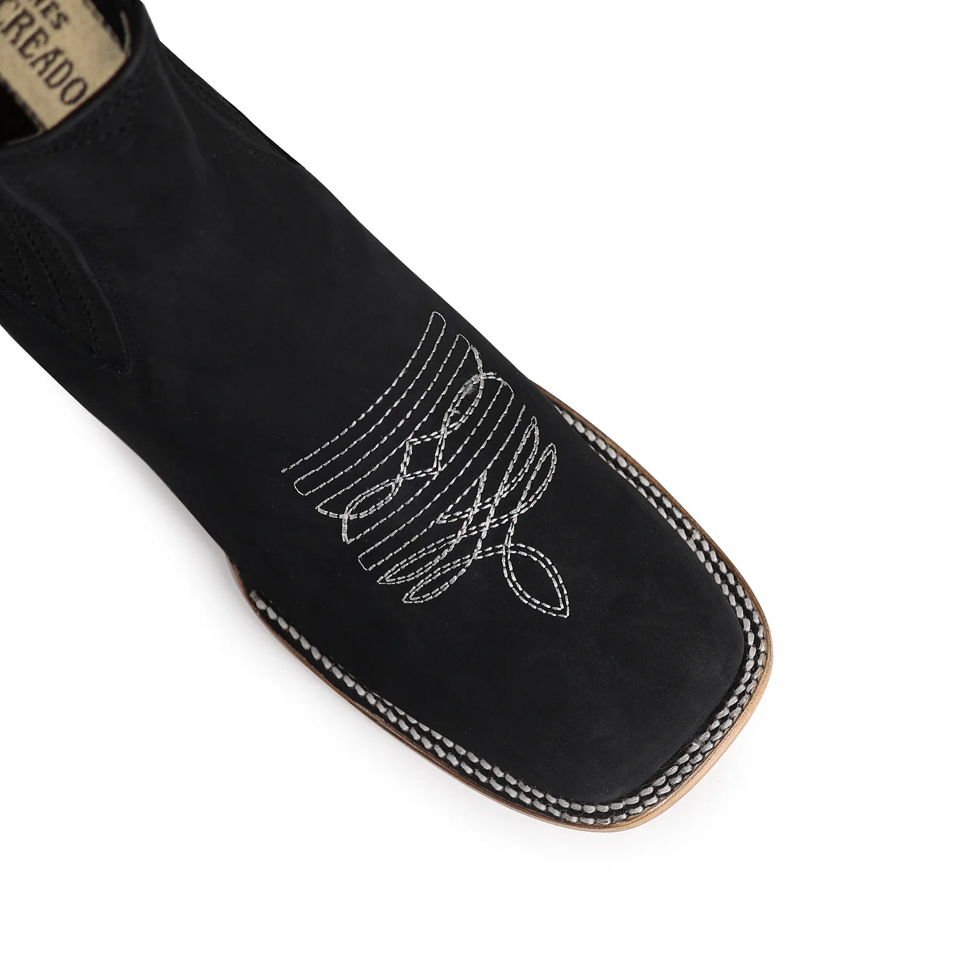 Botin de res negro RB419